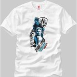 Crazy Guardians Of The Galaxy Vol 2 Star Lord Graphic Erkek T-Shirt - XL - Beyaz