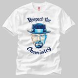 Crazy Heisenberg: Respect Chemistry Erkek T-Shirt - XL - Beyaz