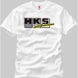 Crazy Hks Drift Performance Erkek T-Shirt - XL - Beyaz