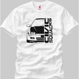 Crazy Honda Civic Squad Eg Erkek T-Shirt - M - Beyaz