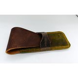 Crazy Hors Hakiki Deri El Emeği Özel Kalemleriniz Için Kalemlik Kalem Kutu 27 cm 6 cm K15F