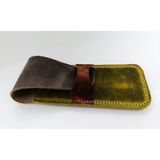 Crazy Hors Hakiki Deri El Emeği Özel Kalemleriniz Için Kalemlik Kalem Kutu 27 cm 6 cm K15H - Kahve