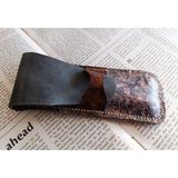 Crazy Hors Hakiki Deri El Emeği Özel Kalemleriniz Için Kalemlik Kalem Kutu 27 cm 6 cm Yz3 - Kahverengi