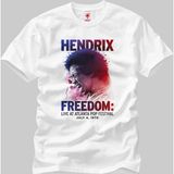 Crazy Jimi Hendrix Atlanta Pop Splatter Erkek T-Shirt - XL - Beyaz