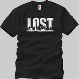 Crazy Lost Logo Erkek T-Shirt - XL - Siyah