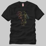 Crazy Minecraft Duality Erkek T-Shirt - XL - Siyah