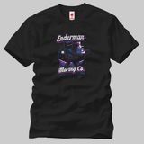 Crazy Minecraft Enderman Moving Company Erkek T-Shirt - L - Siyah