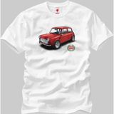 Crazy Mini Cooper 1969 Car Erkek T-Shirt - XS - Beyaz