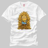 Crazy Minion Game Of Bananas Erkek T-Shirt - XS - Beyaz