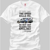 Crazy Paul Walker Tribute GTR Halftone Erkek T-Shirt - M - Beyaz