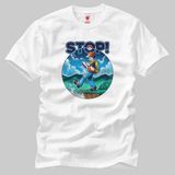Crazy Pokemon Go Stop Erkek T-Shirt - L - Beyaz