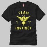 Crazy Pokemon: Team Instinct 2016 Erkek T-Shirt - XL - Siyah