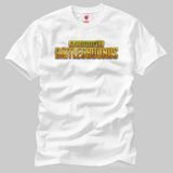 Crazy Pubg Official Pioneer Logo Erkek Tişört - Beyaz