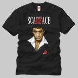 Crazy Scarface Bloody Erkek T-Shirt - M - Siyah