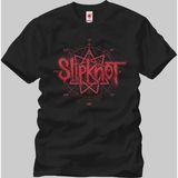 Crazy Slipknot Pentagram Logo Erkek T-Shirt - XXL - Siyah