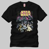 Crazy Star Wars Comic Book Erkek Tişört - XS - Siyah