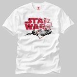 Crazy Star Wars Crait Speeder Erkek Tişört - XS - Beyaz