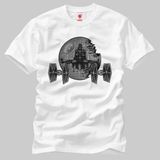 Crazy Star Wars Darth Vader Gym Erkek Tişört - XL - Beyaz