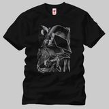 Crazy Star Wars Darth Vader Starship Erkek Tişört - Siyah