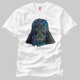 Crazy Star Wars Darth Vader Zombie Erkek Tişört - Beyaz