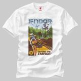 Crazy Star Wars Endor Defend The Empire Erkek Tişört - XXL - Beyaz