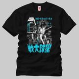 Crazy Star Wars Kanji Poster Erkek Tişört - Siyah