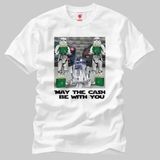 Crazy Star Wars May The Cash Be With You Erkek Tişört - XXL - Beyaz