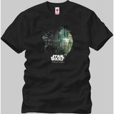 Crazy Star Wars Rogue One Death Star Arises Erkek T-Shirt - Siyah