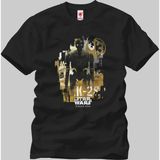 Crazy Star Wars Rogue One Rebel Droid Erkek T-Shirt - XS - Siyah