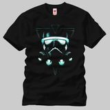 Crazy Star Wars Storm Trooper Erkek Tişört - XL - Siyah