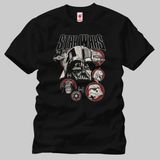 Crazy Star Wars Villains Erkek Tişört - XL - Siyah