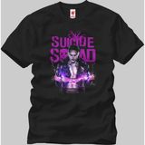 Crazy Suicide Squad The Joker Electric Erkek T-Shirt - XXL - Siyah