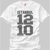Crazy Technics 1210 İstanbul Erkek T-Shirt - XL - Beyaz