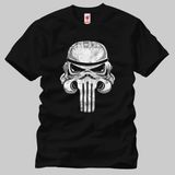 Crazy The Punisher Star Wars Stormtrooper Erkek Tişört - XS - Siyah