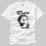 Crazy The Walking Dead Hunt Or Be Hunted Erkek Tişört - M - Beyaz