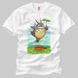 Crazy Totoro My Cute Neighbours Erkek T-Shirt - XXL - Beyaz