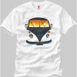 Crazy Volkswagen Camper Erkek T-Shirt - Beyaz