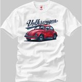 Crazy Volkswagen Oldtimer Bug Erkek T-Shirt - XL - Beyaz