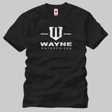 Crazy Wayne Enterprise Logo Erkek T-Shirt - Siyah