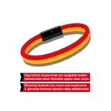 Crc Bijuteri Sarı-Kırmızı Taraftar Bileklik