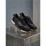 Crc El Yapımı Lüks %100 Hakiki Deri Günlük Erkek Ayakkabı Sneaker - Siyah