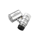 Crdc 60x Portatif Mikroskop Led Uv Işık Kuyumcu Mini Cep Büyüteç
