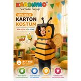 CRE ART Çocuk Çılgın Pilot Karton Kostüm, 3-5 Yaş, Kerman012911, Çok Renkli