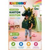 CRE ART Lumi Uni Eğitici Oyuncak Karton Giyilebilir Çocuk Kostümü Etkinlik Parti Kostümü, Kerman013250
