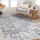 Crea 8015 Vanilya Gri 80x300 cm Kilim