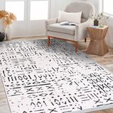 Crea 8018 Vanilya Beyaz 80x300 cm Kilim