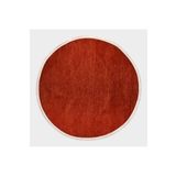 Crea Decolux Azade 8200 Kiremit Daire Özel Kaymaz Tabanlı Pamuk Dokuma Kilim, Kiremit, 80 x 80