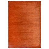 Crea Decolux Azade 8200 Kiremit Özel Kaymaz Tabanlı Pamuk Dokuma Kilim, Kiremit, 120 x 300