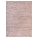 Crea Decolux Azade 8201 Bej Özel Kaymaz Tabanlı Pamuk Dokuma Kilim, Bej, 80 x 150