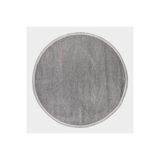 Crea Decolux Azade 8205 Gri Daire Özel Kaymaz Tabanlı Pamuk Dokuma Kilim, Gri, 120 x 120